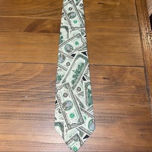 Addiction Men's Ben Franklin $100‎ Bill Necktie